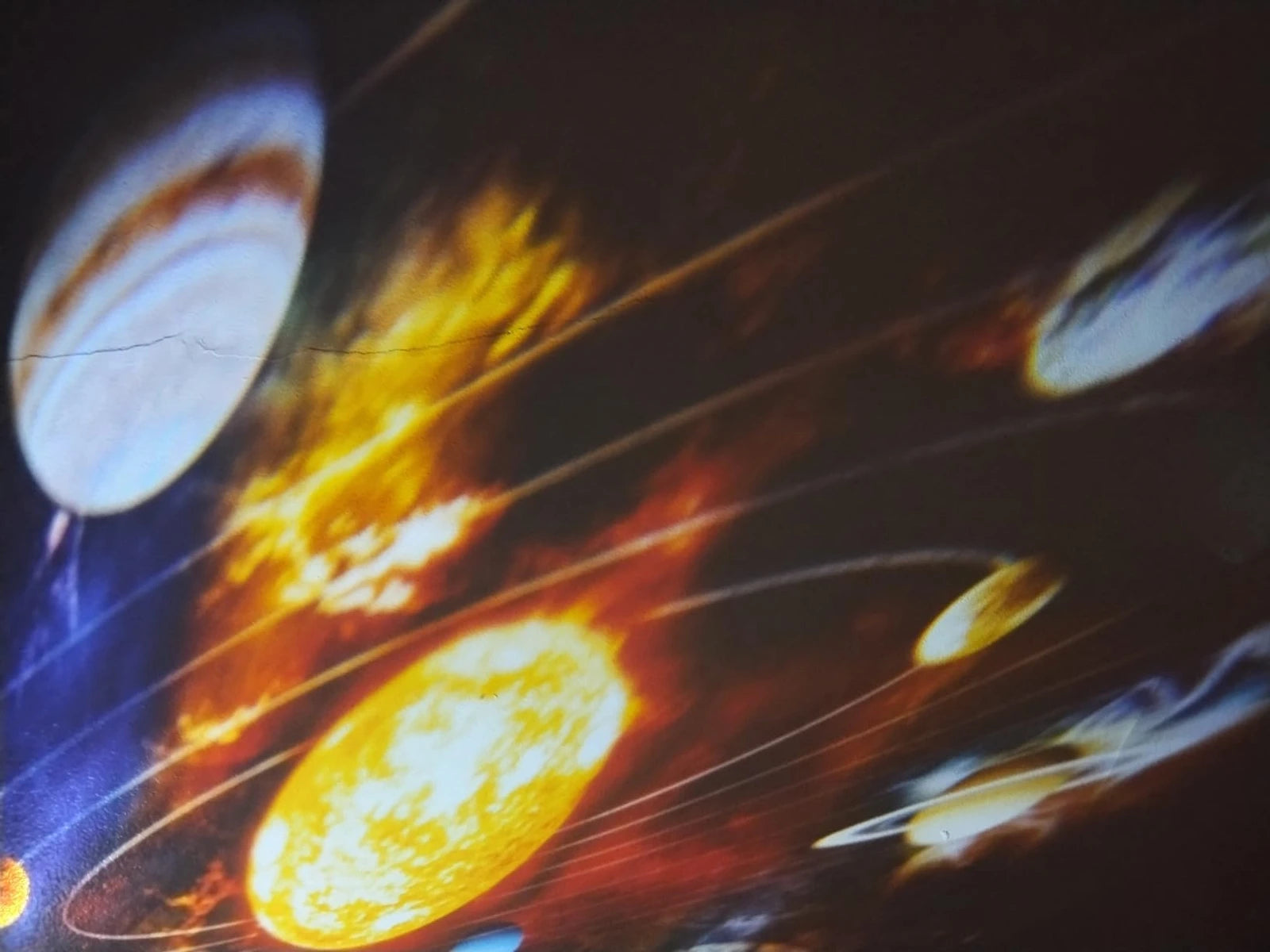 Customer photo: Solar-system projection