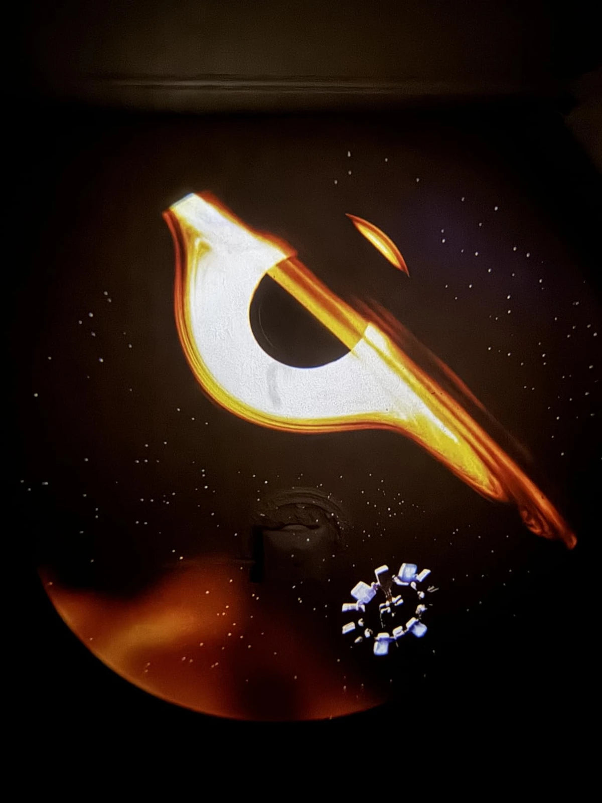 Customer photo: Black-hole projection