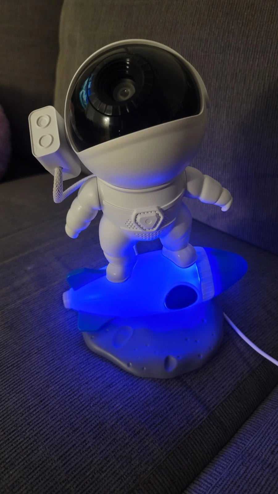 Customer photo: Blue lighting