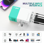 Mini Projector, Meer Portable Pico Full Color LED LCD Video Projector for Children Present, Video TV Movie, Party Game, Outdoor Entertainment with HDMI USB AV Interfaces and Remote Control Thumbnail