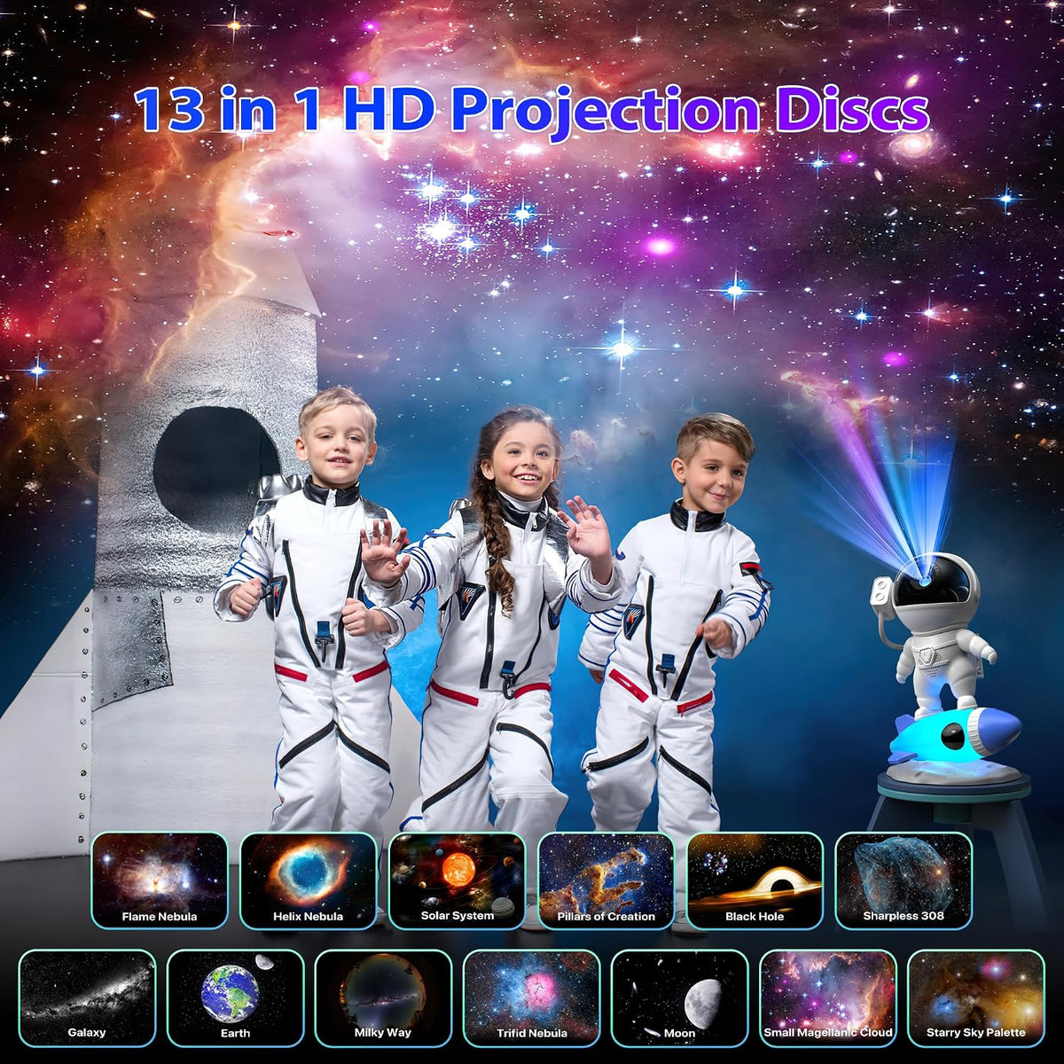 Astronaut Galaxy Projector