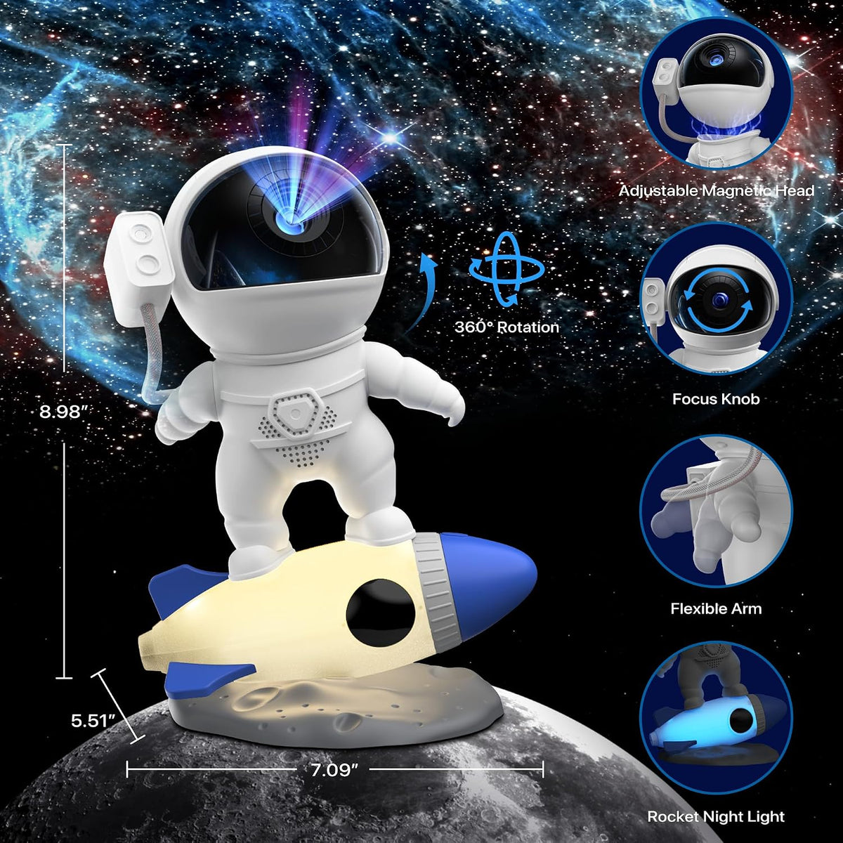 Astronaut Galaxy Projector