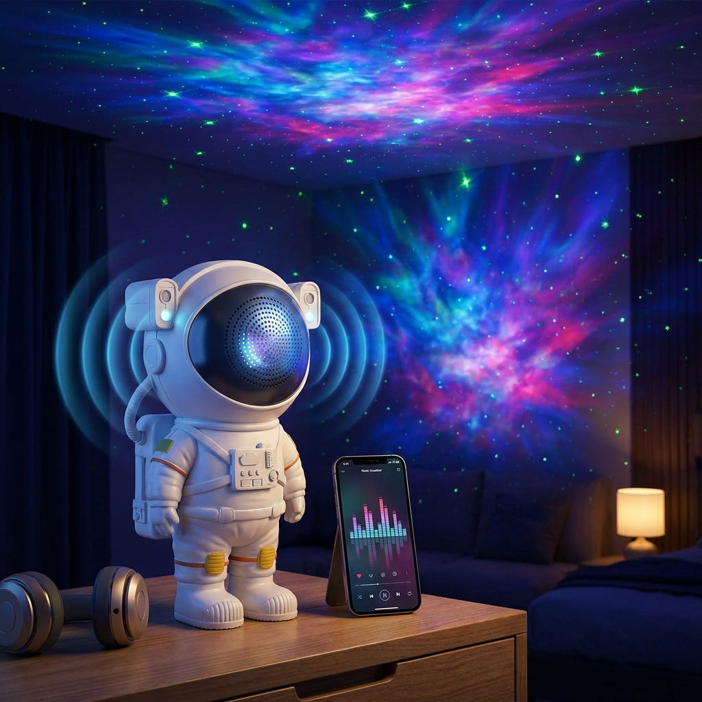 Sound-activated music rhythm sync mode